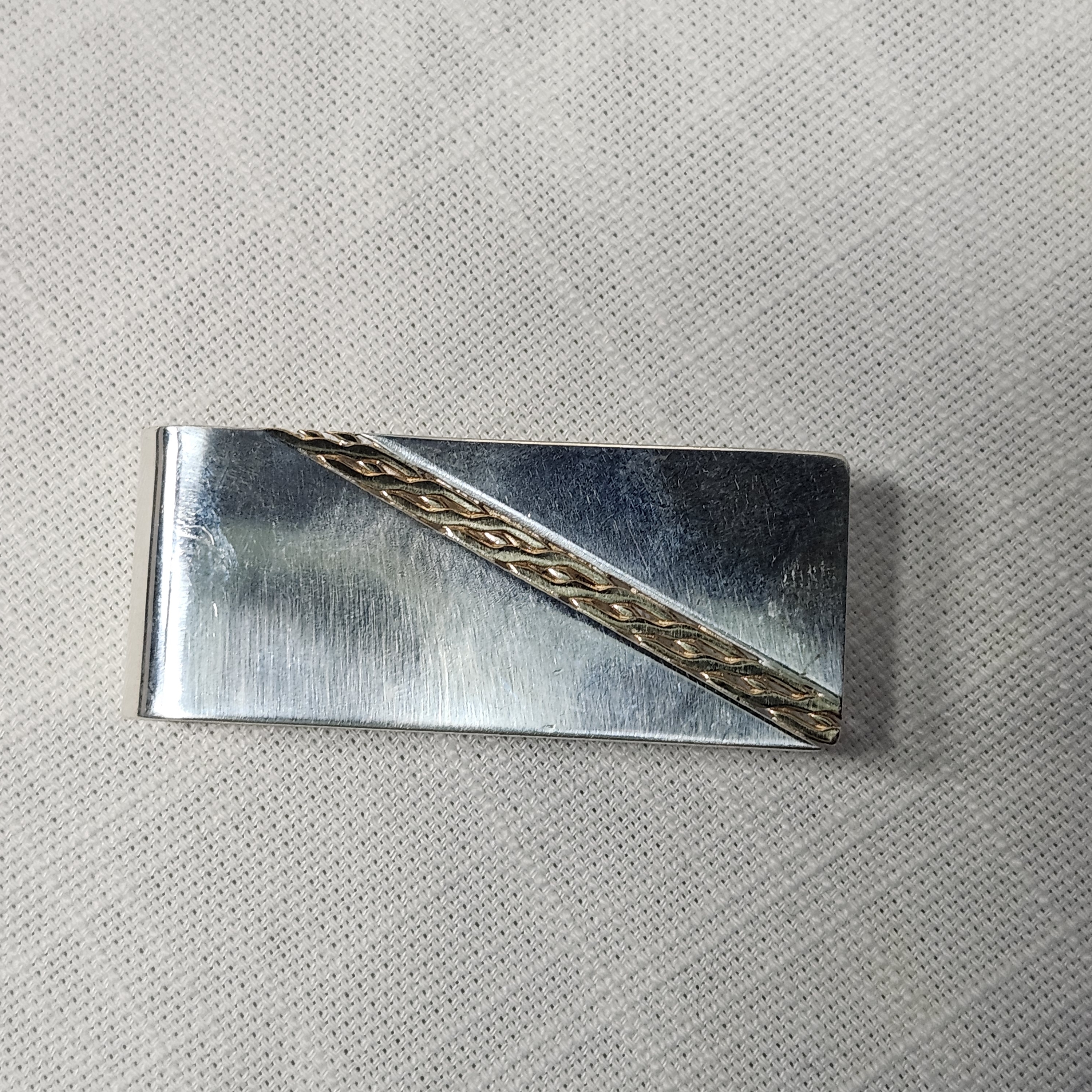 Silver And Gold Money Clip